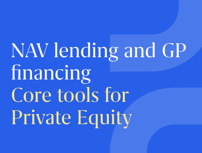 NAV lending and GP financing