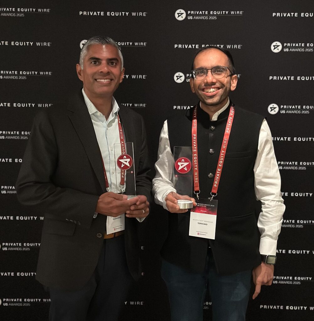 Team Termgrid at PE Wire US Awards 2025