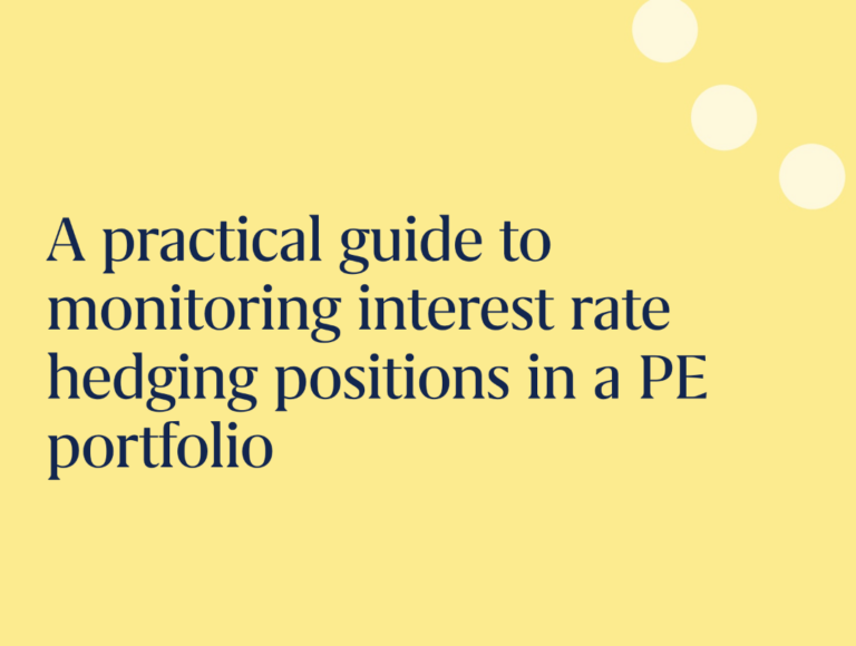monitoring interest rate hedg