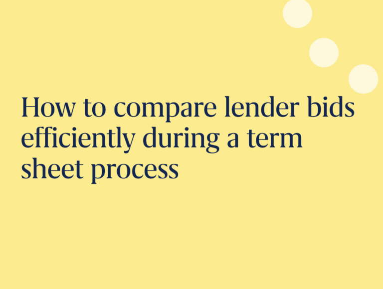 lender bids efficiently