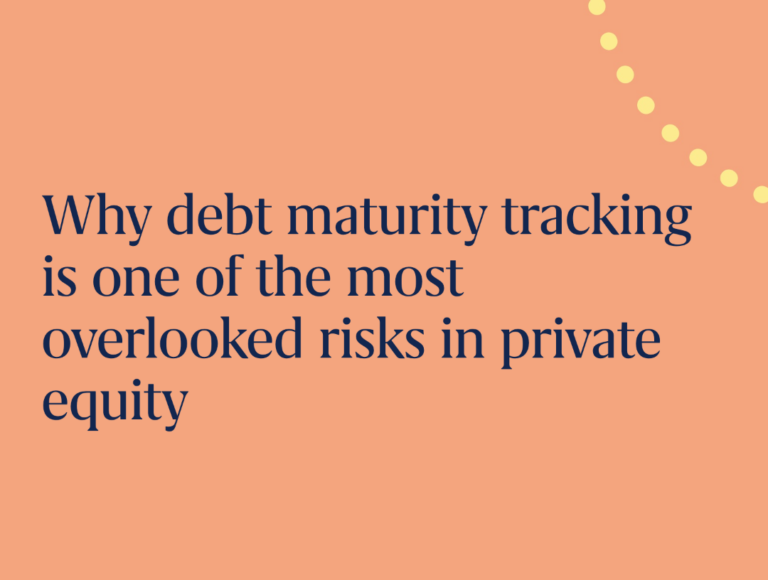 debt maturity tracking