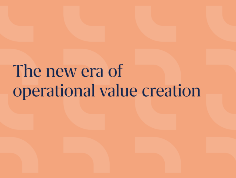The new era of operational value creation